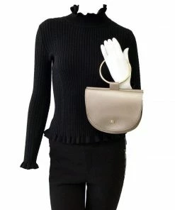 Melie Bianco Boho Bags Felix Pewter Crossbody Bag