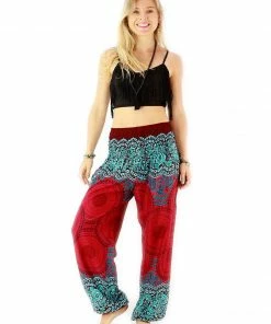 Napat Fire & Ice Honey Hive Harem Pants