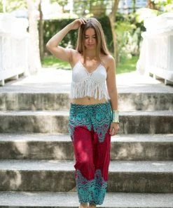 Napat Fire & Ice Honey Hive Harem Pants