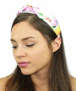 Kristin Perry Headbands Floral Silk Top Knot Headband