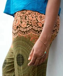 Napat Forest Sunburst Honey Hive Harem Pants