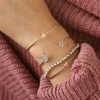 17KM Official Store Jewelry Moon & Stars Elegant Friendship Bracelets
