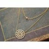 BellaJoo Jewelry Gold Double Strand Lace Necklace 2 BellaJoo Jewelry Gold Double Strand Lace Necklace
