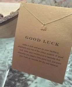 One Tribe Apparel Good Luck Elephant Pendant