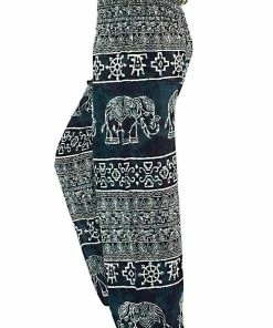 Napat Gray Ancient Elephant Harem Pants