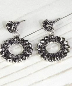 ClaudiaG Collection Jewelry Gyre Earrings - Silver