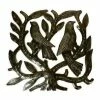 Croix Des Bouquets Haitian Steel Drum Tree Of Life Sq 8 Inch Wall Art (GC) Home