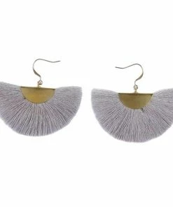 SLATE + SALT Jewelry Half Moon Fan Earrings 23 SLATE + SALT Jewelry Half Moon Fan Earrings