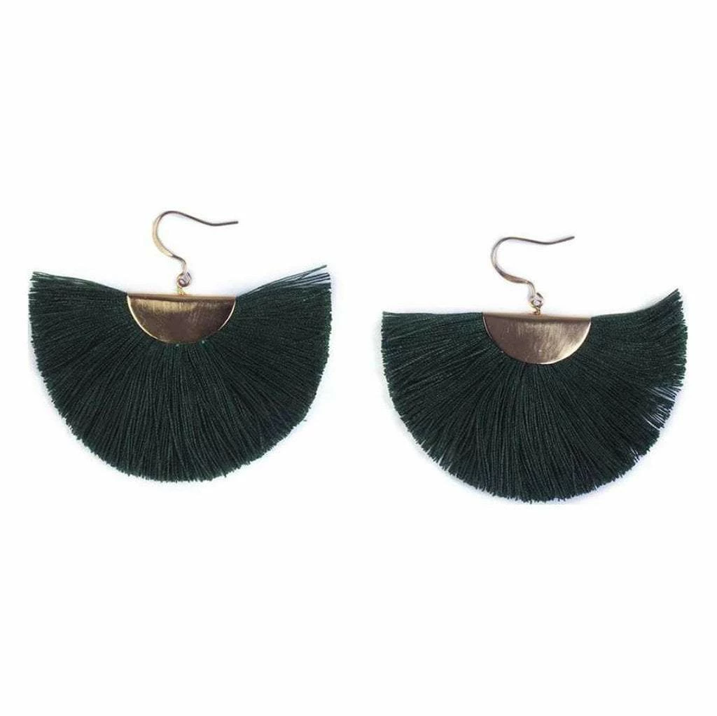 SLATE + SALT Jewelry Half Moon Fan Earrings 14 SLATE + SALT Jewelry Half Moon Fan Earrings