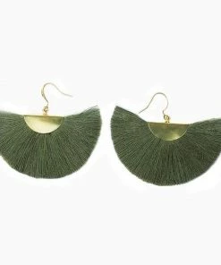 SLATE + SALT Jewelry Half Moon Fan Earrings 24 SLATE + SALT Jewelry Half Moon Fan Earrings