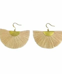 SLATE + SALT Jewelry Half Moon Fan Earrings 21 SLATE + SALT Jewelry Half Moon Fan Earrings