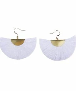 SLATE + SALT Jewelry Half Moon Fan Earrings 26 SLATE + SALT Jewelry Half Moon Fan Earrings