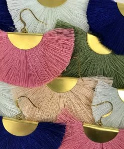 SLATE + SALT Jewelry Half Moon Fan Earrings 33 SLATE + SALT Jewelry Half Moon Fan Earrings