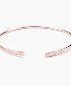 Lexi Butler Designs Hammer Textured Bare Copper Bangle