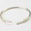 Lexi Butler Designs Hammered Silver Open Bangle Jewelry