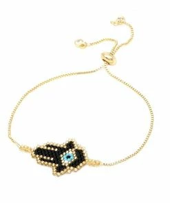Bohemian World Store Hamsa Hand Bracelet