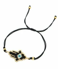 Bohemian World Store Hamsa Hand Bracelet
