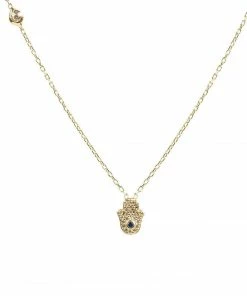 LATELITA LONDON Hamsa Hand Necklace Jewelry