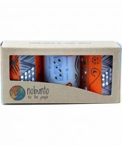 Nobunto Hand Painted Candles In Kukomo Design (box Of Three) (GC)