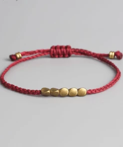 AMIU Handmade Store Jewelry Handwoven Buddhist Bracelets With Beads