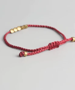 AMIU Handmade Store Jewelry Handwoven Buddhist Bracelets With Beads