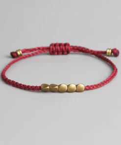 AMIU Handmade Store Jewelry Handwoven Buddhist Bracelets With Beads