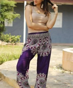 Napat Indigo Purple Spirit Mandala Harem Pants 12 Napat Indigo Purple Spirit Mandala Harem Pants