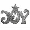 Croix Des Bouquets (H) Home JOY Metal Art With Nativity Scene (11" X 8") (GC)