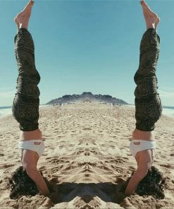 Napat Jungle Green Honey Hive Harem Pants