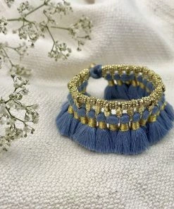 SLATE + SALT Kyra Tassel Bracelet