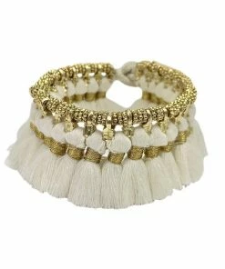 SLATE + SALT Kyra Tassel Bracelet