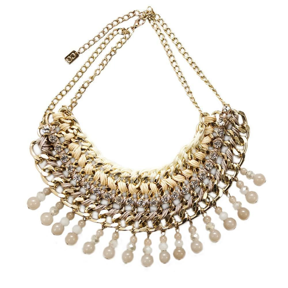 ClaudiaG Collection Lattice Necklace- Gold 3 ClaudiaG Collection Lattice Necklace- Gold