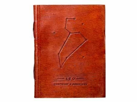 Soothi Accessories Leo Zodiac Handmade Leather Journal 12 Soothi Accessories Leo Zodiac Handmade Leather Journal