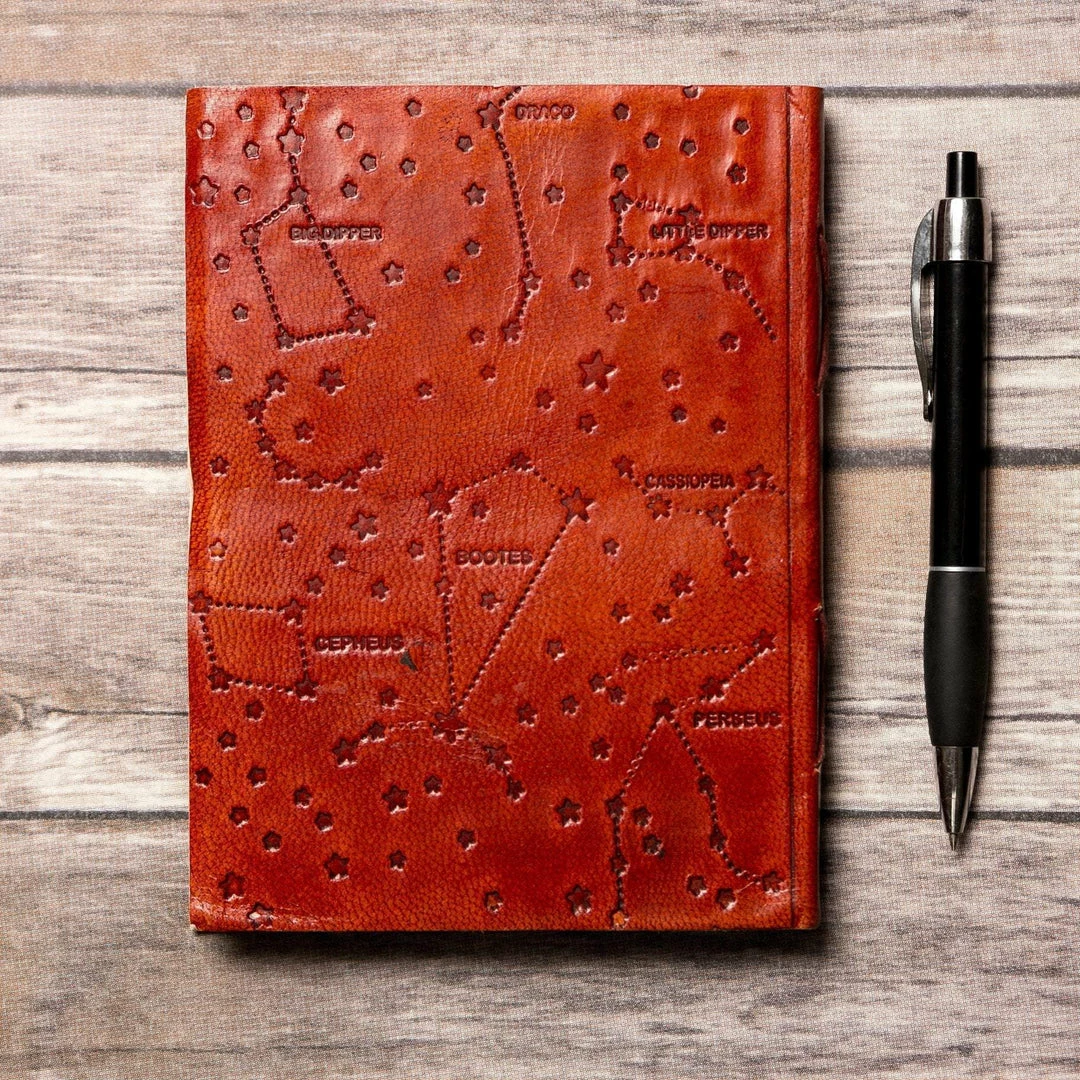 Soothi Accessories Leo Zodiac Handmade Leather Journal 6 Soothi Accessories Leo Zodiac Handmade Leather Journal