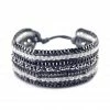ClaudiaG Collection Jewelry Looped Bracelet- Coal