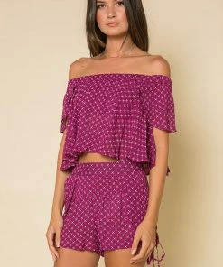 RAGA Boho Tops Loretta Crop Top