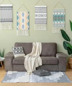 Haveaniceday Store Accessories Macrame Tapestry With Tassels - Nordic Woven Tapestry