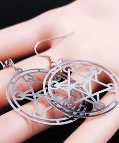 FAJIA Store Merkaba Meditation Drop Earring Jewelry
