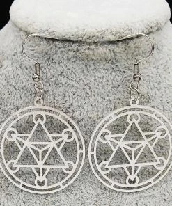 FAJIA Store Merkaba Meditation Drop Earring Jewelry