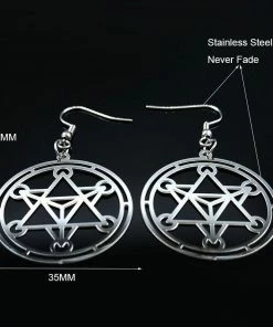 FAJIA Store Merkaba Meditation Drop Earring Jewelry