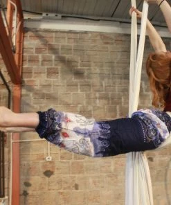 Napat Midnight Purple Festive Elephant Harem Pants