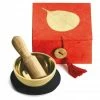 DZI (Meditation) Mini Meditation Bowl Box: 2" Gold Bodhi (GC)