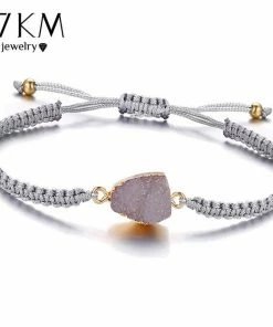 17KM Official Store Jewelry Minimalist Crystal Friendship Bracelet