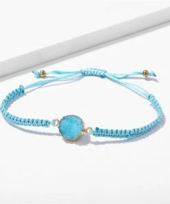 17KM Official Store Jewelry Minimalist Crystal Friendship Bracelet