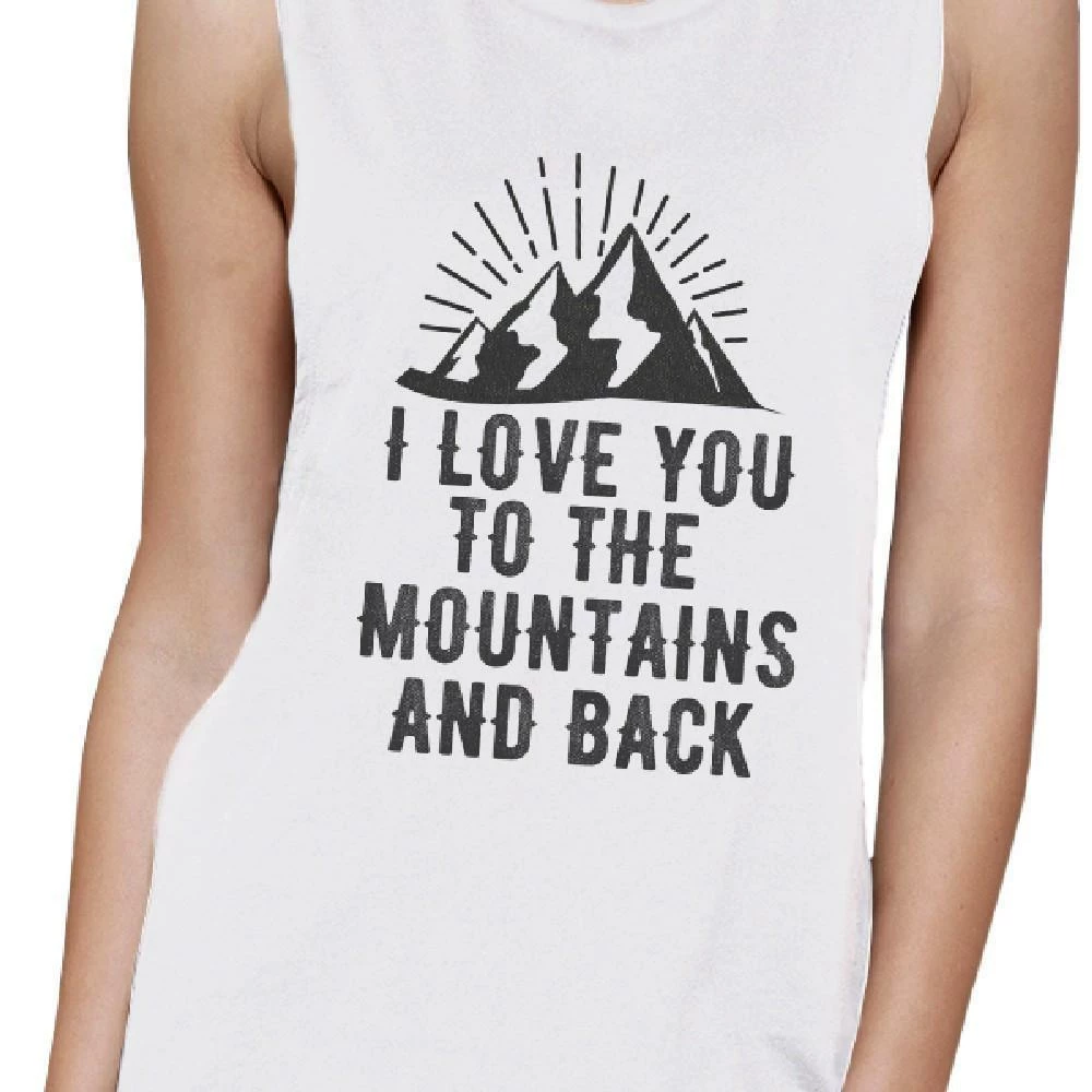 TSF Design Mountain And Back White Tank Top Boho Tops 4 TSF Design Mountain And Back White Tank Top Boho Tops