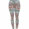 Le Chic, LLC Pants Multi Colored Tribal Print Zipper Leggings 2 Le Chic, LLC Pants Multi Colored Tribal Print Zipper Leggings