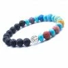 MICHAEL KENDRA Official Store Jewelry Multicolor 7chakra Bracelet