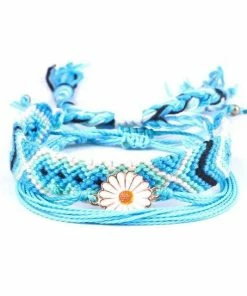 ArtiLady Jewelry (Stylish Designer Brand) Multicolor Floral Rope Bracelets