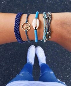 ArtiLady Jewelry (Stylish Designer Brand) Multicolor Floral Rope Bracelets