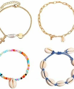 17KM Official Store Multicolor Shell Anklet In 9 Colors